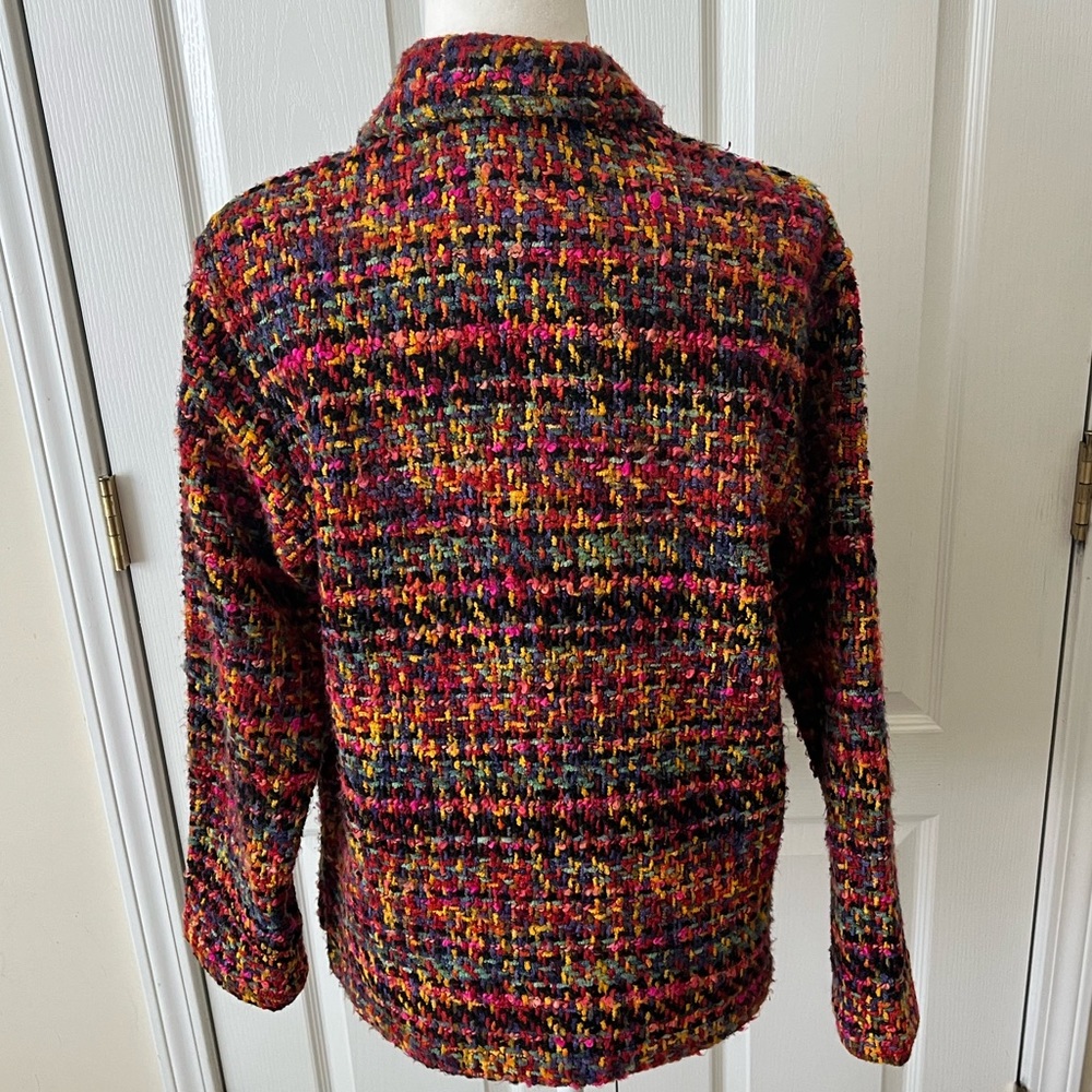 Chico’s Design multi color jacket - Picture 2 of 15